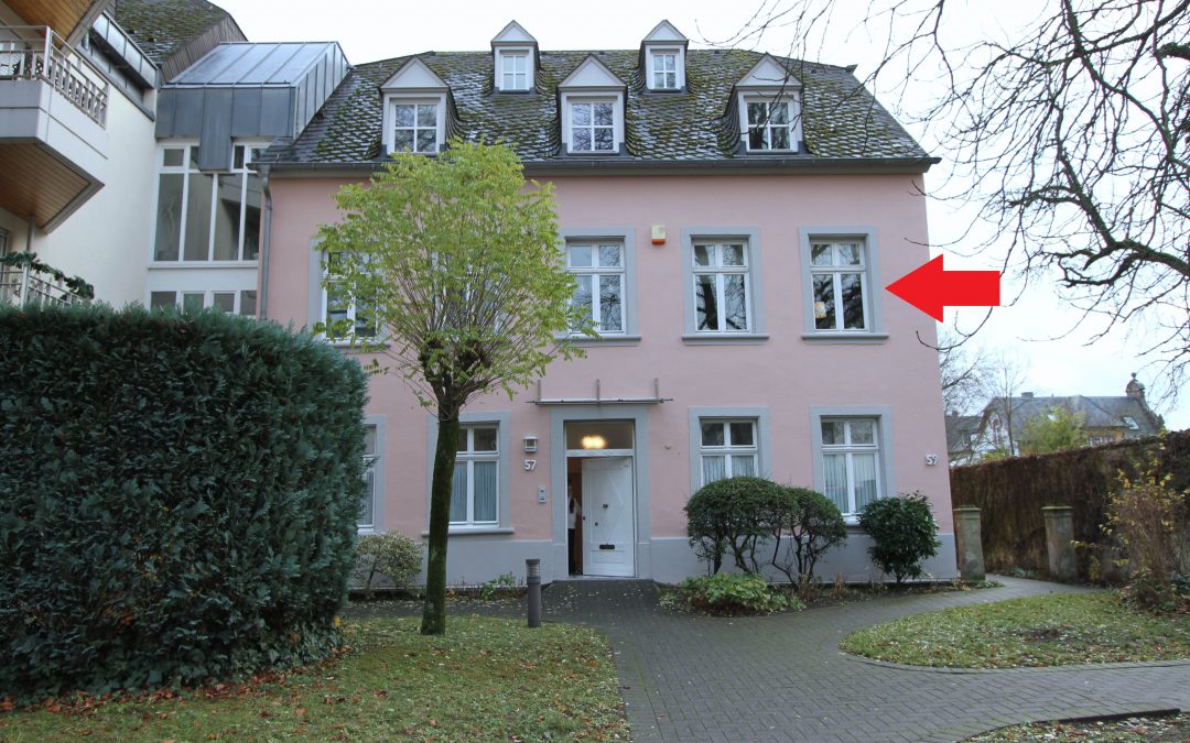 zentrumsnah gelegene schöne Eigentumswohnung mit Balkon und Garage in historischem Haus in Trier